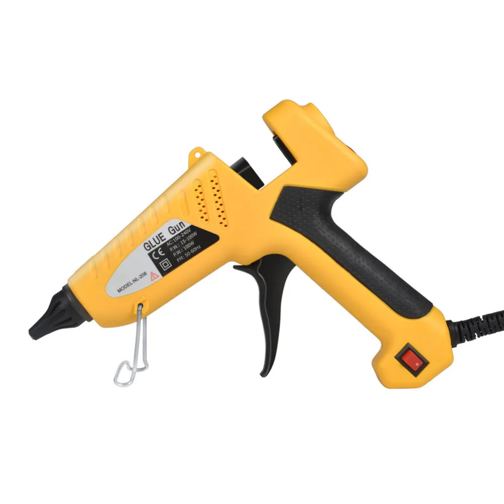 1 pcs Yellow 100W Glue Gun Household Glue Gun Ejoyous 100 Watt Hot Melt