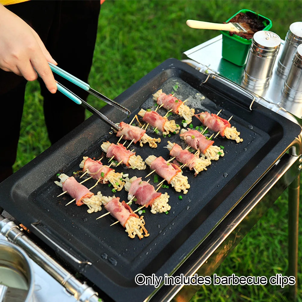 

Clinic Multifunctional Stainless Steel Barbecue Korean Style Food Tongs Practical Cooking Durable