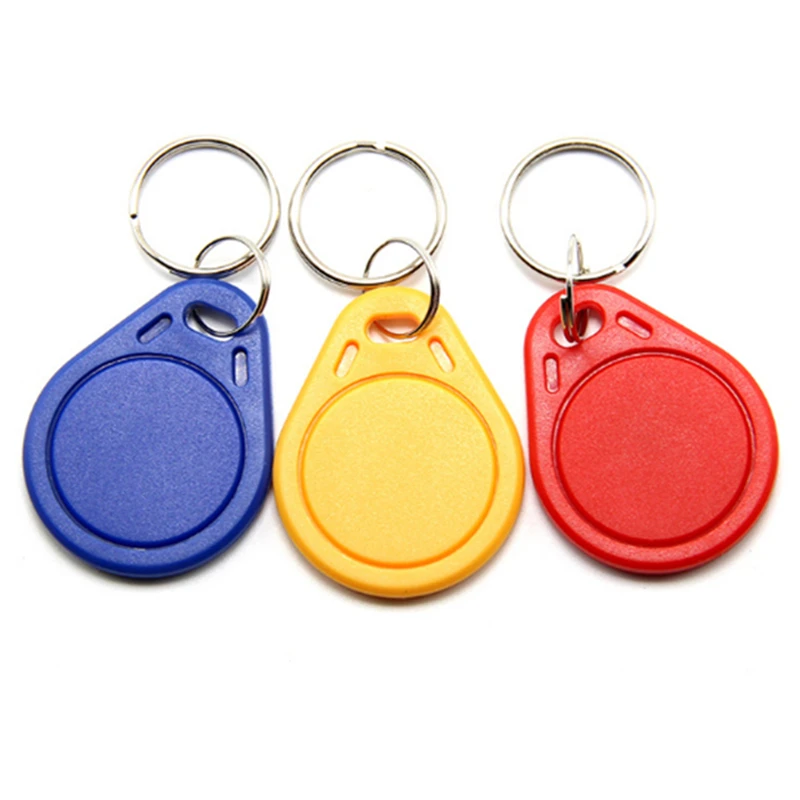 10pcs RFID Keychain Stickers Card Tag Key 125khz ID Keyfob TK4100