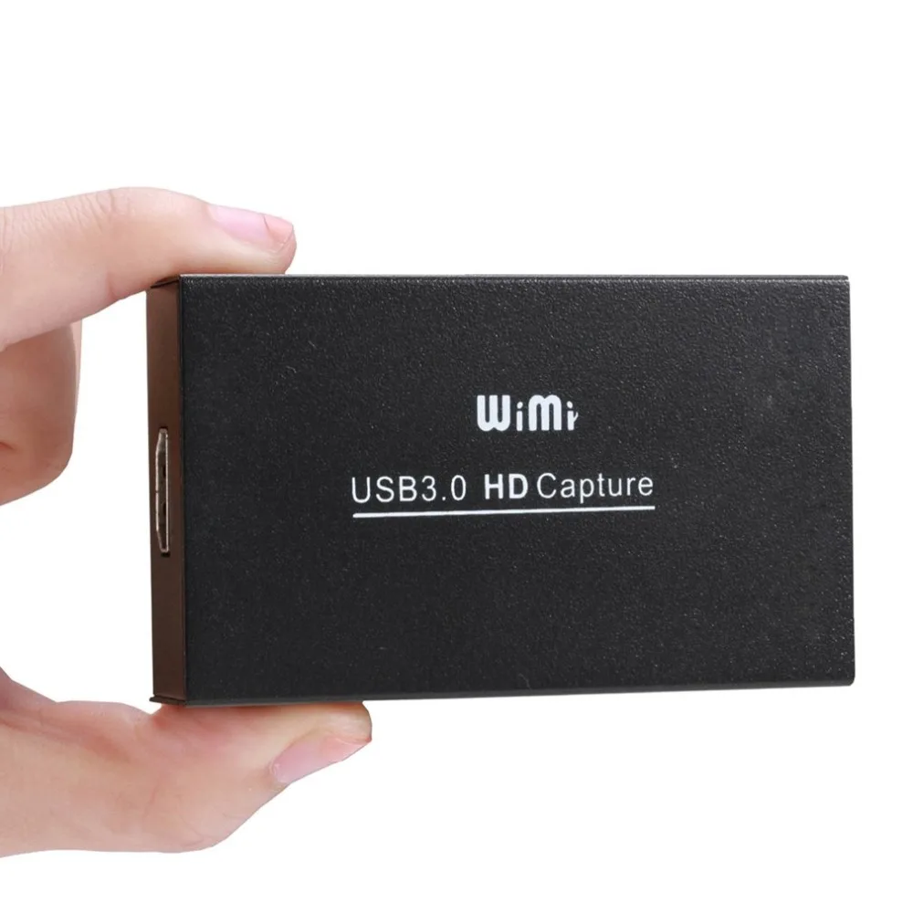 

WIMI EC288 USB 3.0 HD 1080P 60Hz 16-bit Capture Phone Games Meeting Video Capture Box for OBS for XSplit Video Capture Dongle