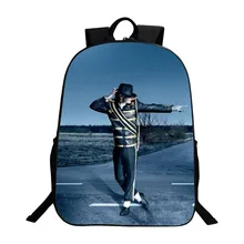 

New Arrivals Printing 3D Star Cool Michael Jackson School Backpack Women Children BookBag Fashion Kids Shool Bags for Girls Boys