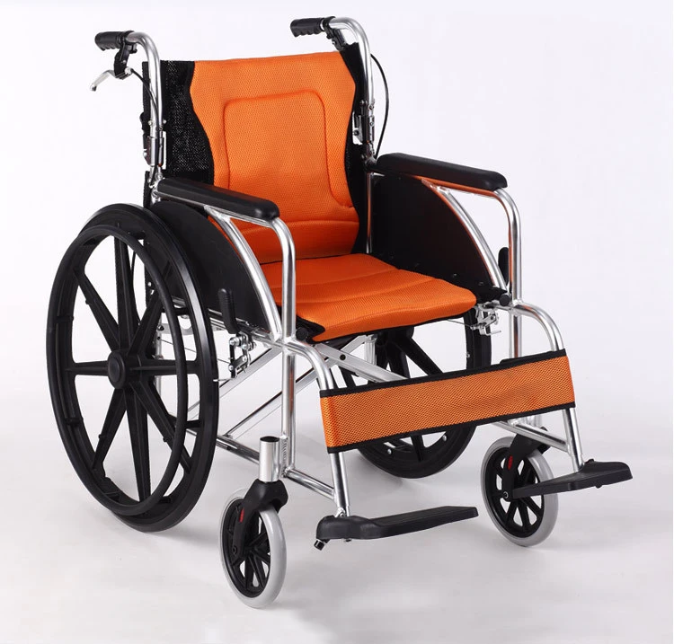1x Travel Lightweight Folding Wheelchair Manual Aluminium Alloy