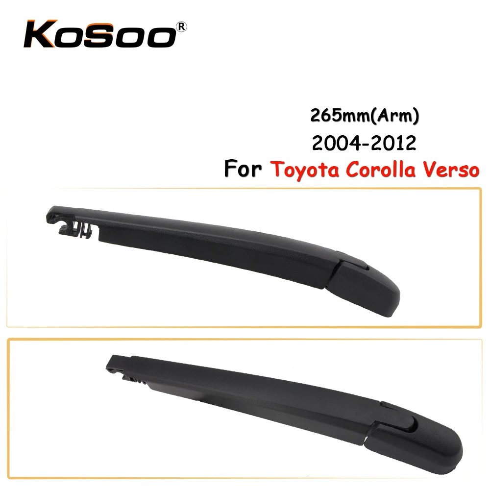 KOSOO Auto Rear Car Wiper Blade For Toyota Corolla Verso,265mm 2004 2012 Rear Window Windshield