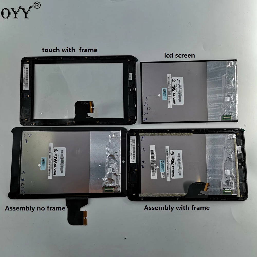 ЖК дисплей + дигитайзер сенсорного экрана в сборе с рамкой для Asus Fonepad 7 ME372CG ME372