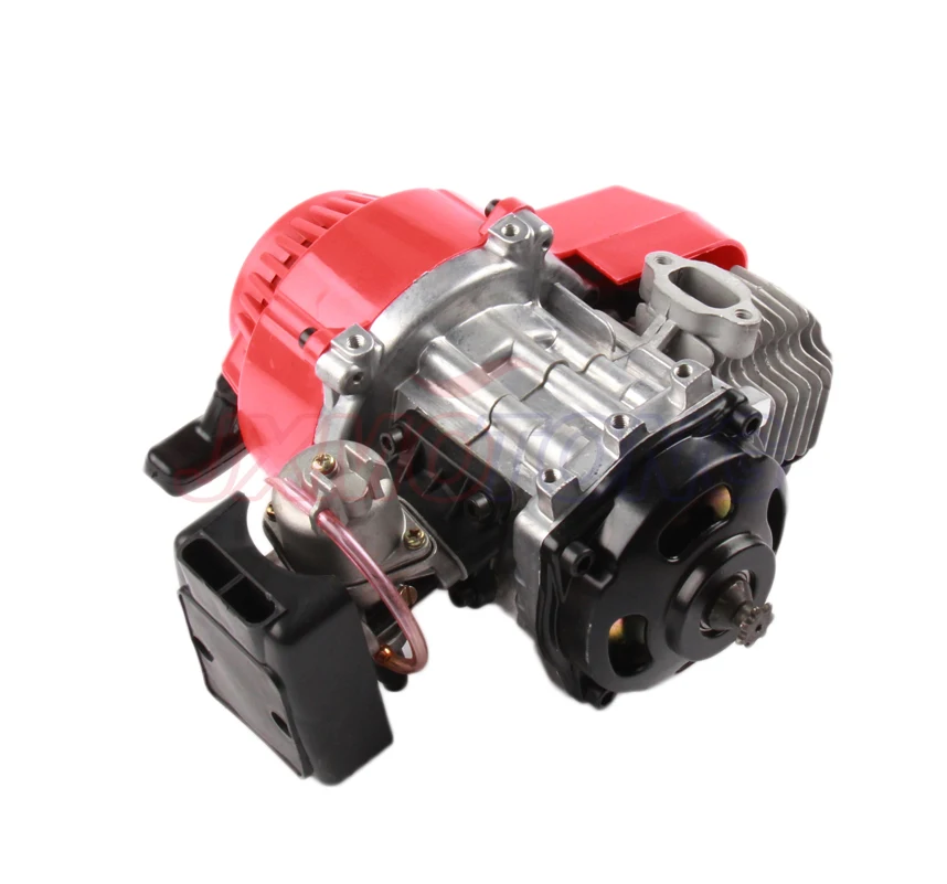 Nueva calidad Superior 43cc 47cc 49cc MOTOR de 2 tiempos para MOTOR MINI QUAD ROCKET POCKET BIKE