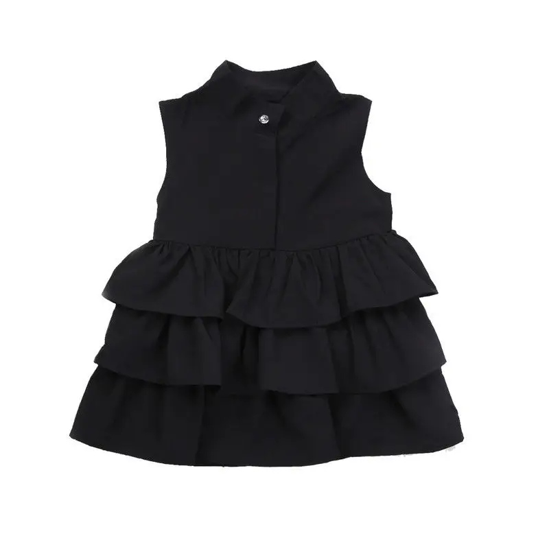 

Summer Kid Baby Girls Dress Fashion Party Pageant Ruffles Princess Sleeveless Tutu Dresses Toddler Girls Clothes