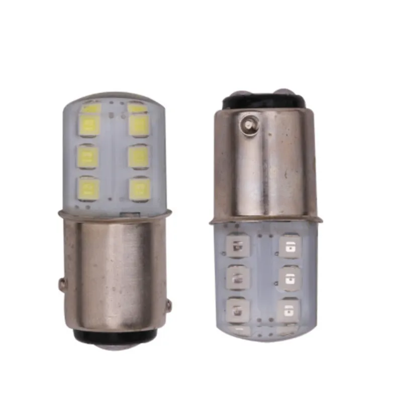 2шт 1157 BAY15D стробоскопическая вспышка Blink 12 SMD 2835 Светодиодный силиконовый P21/5 Вт