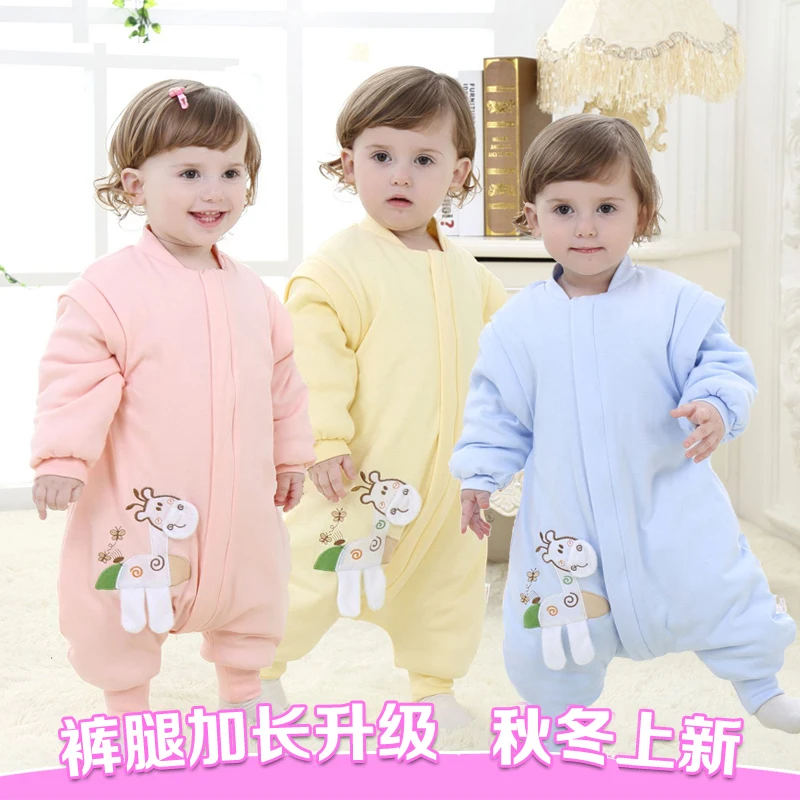 Baby 3 4 Years Old Sleeping Bag Autumn And Winter Cotton Padded Baby 3 4 Years Old Sleeping Bag Autumn And Winter Cotton Padded Child Anti Tipi Four Seasons Sleepsacks In From Mother Kids