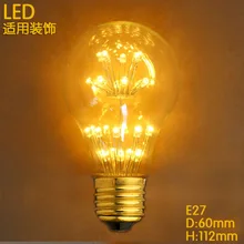 LED Bombillas Винтаж Ретро лампада Эдисон лампа light 220 В ST64 A19 2/3 Вт E27 промышленные Лофт ампулы Decoratives