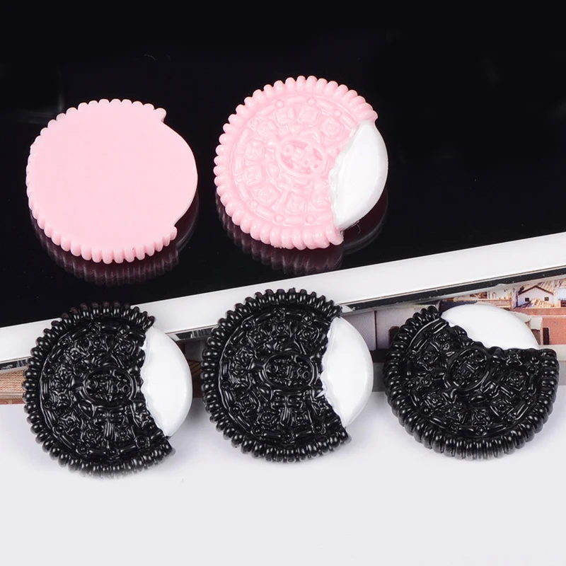 

10PCS Slime Charms Cookies Resin Plasticine Slime Accessories Beads Making Supplies For DIY Toy for children Kids Gift