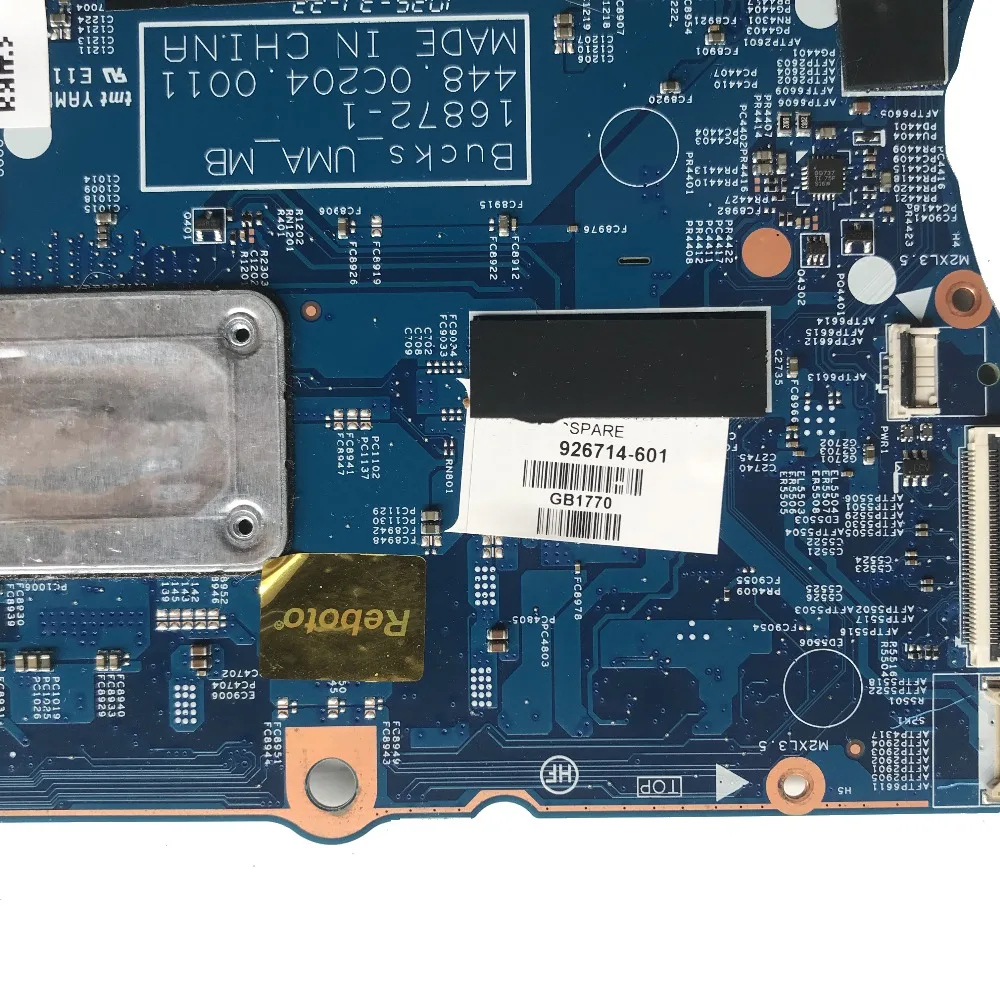 Для hp павильон X360 14-BA018CA Материнская плата ноутбука I5-7200U Процессор 16872-1 448.0C204.0011 926714-001 926714-601 926714-501