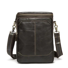 Men Shoulder Bag Male Genuine Leather Zipper Cowhide Flap Casual Crossbody Bags for Men Messenger Bags Leather Bag 8003 Men Shoulder Bag Male Genuine Leather Zipper Cowhide Flap Casual Crossbody Bags for Men Messenger Bags Leather Bag 8003