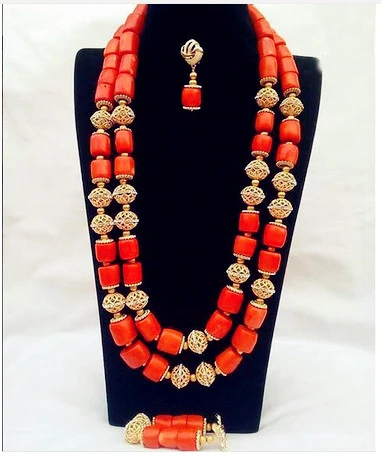 African Coral Necklace