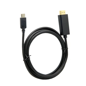

Jimier USB-C Type C USB 3.1 to HDMI 4k 2k HDTV Cable for Mac book & Chrombook & XPS13 Laptop 1.8M