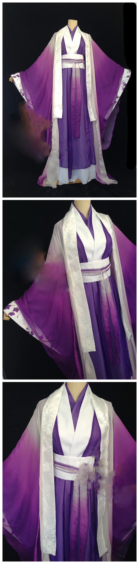 Mo Lan Le фиолетовый мужской костюм Hanfu Cos Jiang Cheng Wei Wuxian для аниме основатель Diabolism костюм для мальчиков