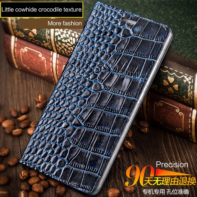 Чехол книжка из натуральной кожи под крокодила для Iphone 11 Pro max 12 Mini 6 6s 7 8 Plus X XS Max XR 5