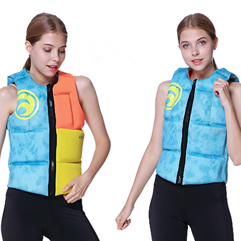 Hisea gilet de sauvetage Спасательная куртка Женская Спасательная куртка жилетка sauvetage плавучие с двух сторон носить Дайвинг Дрифтинг водные виды спорта