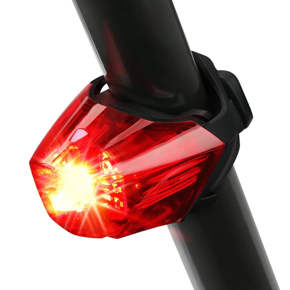 Ultra Bright LED Bicycle Rear Tail Light USB rechargeable 3 modes