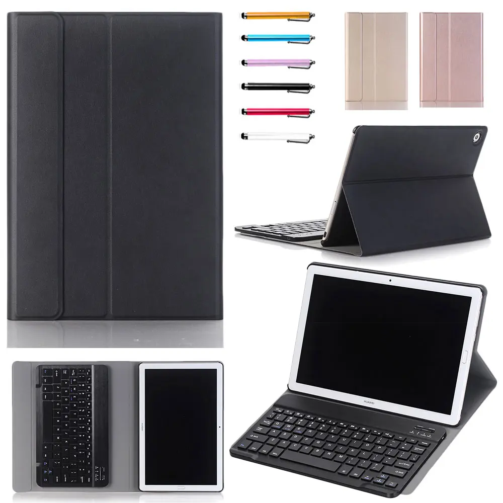 

Eagwell Ultra thin Detachable Wireless Bluetooth Keyboard + Case For Mediapad M5 10.8/10.8Pro Tablet Case With keyboard