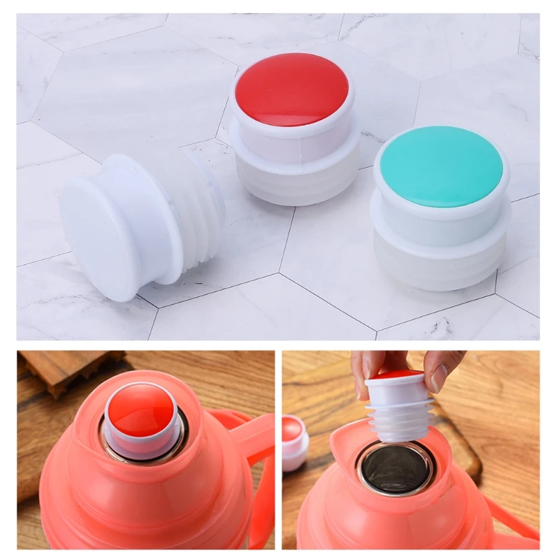 

Anti-aging Food Grade Silicone Thermos Plug Cap Stopper Bottle Lid Replacement Kettle Parts