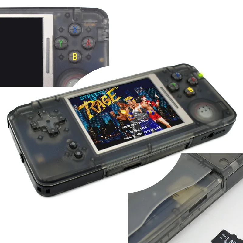 For Retro Handheld Game Console 64Bit Portable Game Console Built in