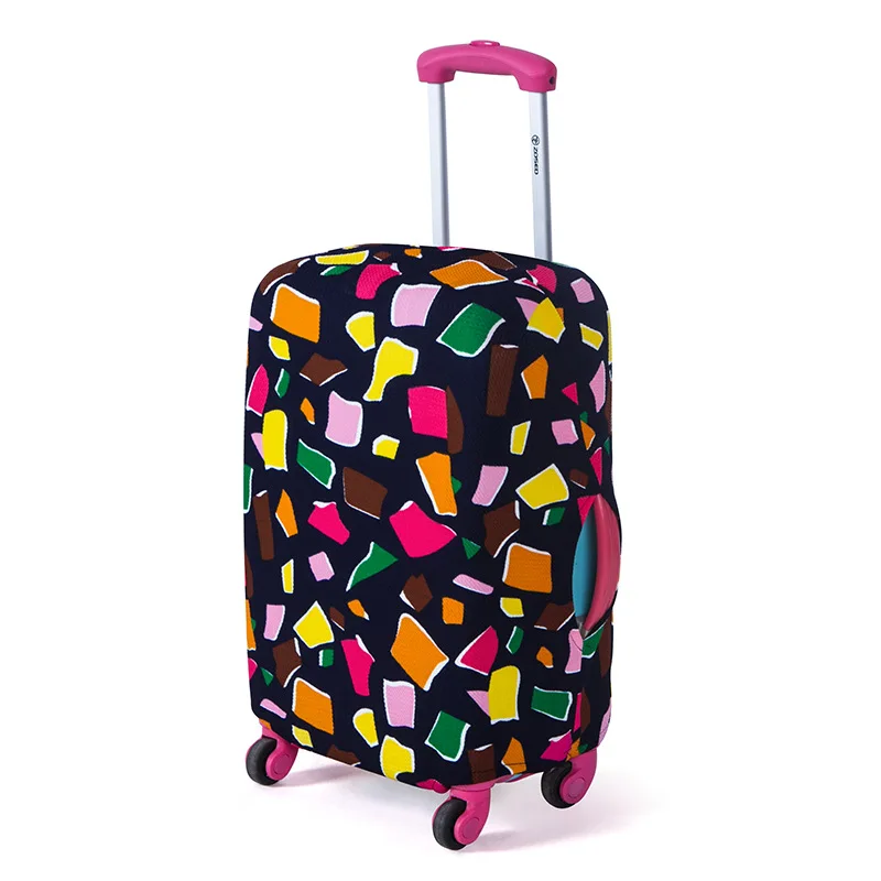 CelleCool High Qualit Luggage Cover Fashion Travel elasticity Dust cover Travel Luggage Protective Suitcase cover Trolley case - Цвет: Mosaic polygon