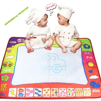

Magic Water Drawing Play Mat Color Shape Learning Clean Reuseable Baby Play Mat Kids Safe Interesting Carpet Toy Xmas Gift
