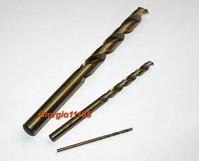 10pcs 11mm HSS-CO M35 Straight Shank Twist Drill Bits For Stainless Steel