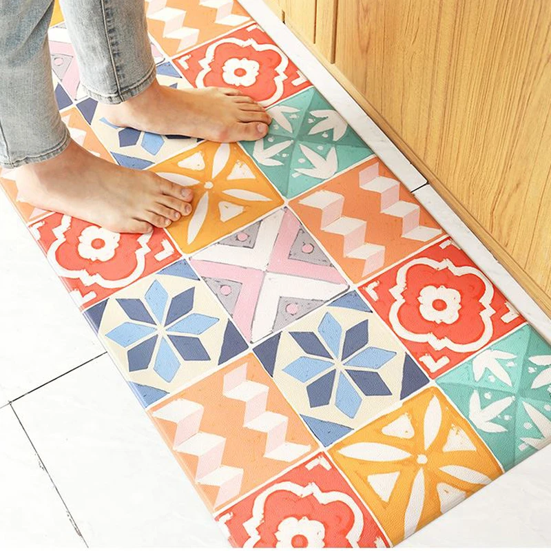 

Bedroom Anti-Fatigue Mattress Kitchen Mat Multi Size Leatherwear Sofa Home Floor Skid Resistant Decoration Living Room