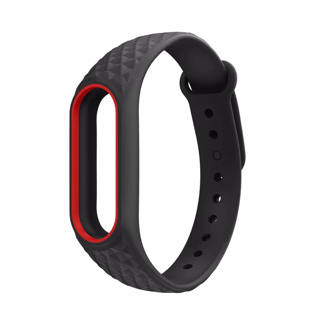 Fashion Color Soft TPU Wrist Strap Wristband Bracelet Replacement for Xiaomi Mi Band 2 Replace Original Smart Band Accessories