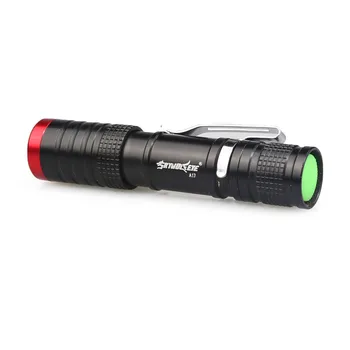 

LED Flashlights Black Tactical Flash Lamp Portable 3500LM 3-Mode XPE T6 LED 14500 Flashlight Zoomable Torch Lamp Outdoor