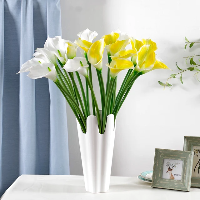 artificial pu calla flower multi colors romantic wedding gift calla