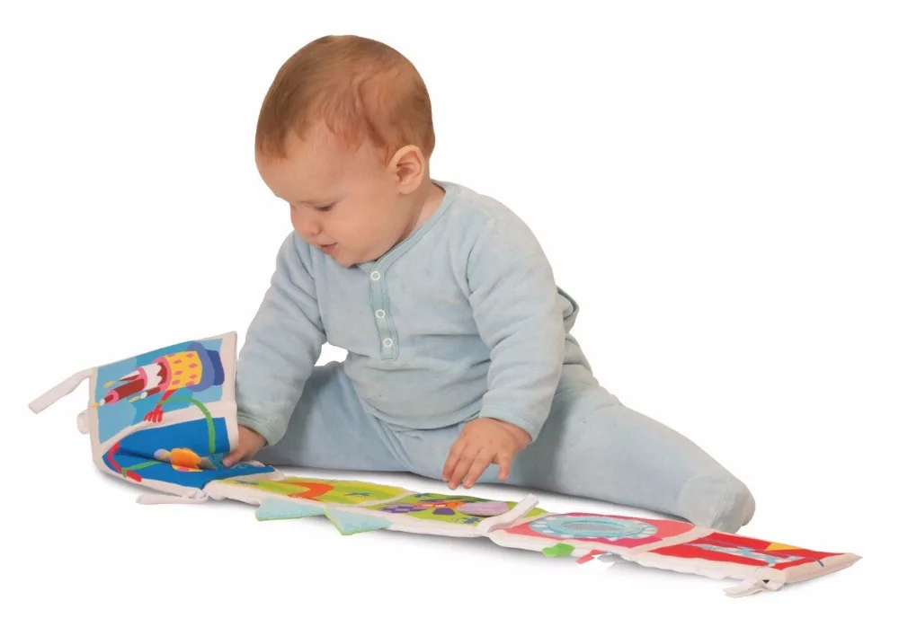 Preto e Branco Livro de Pano de Cabeceira Bolafynia Bebê Infantil Pano Livro Duplo-face Cor Crianças Brinquedos Educativos 10 High Quality