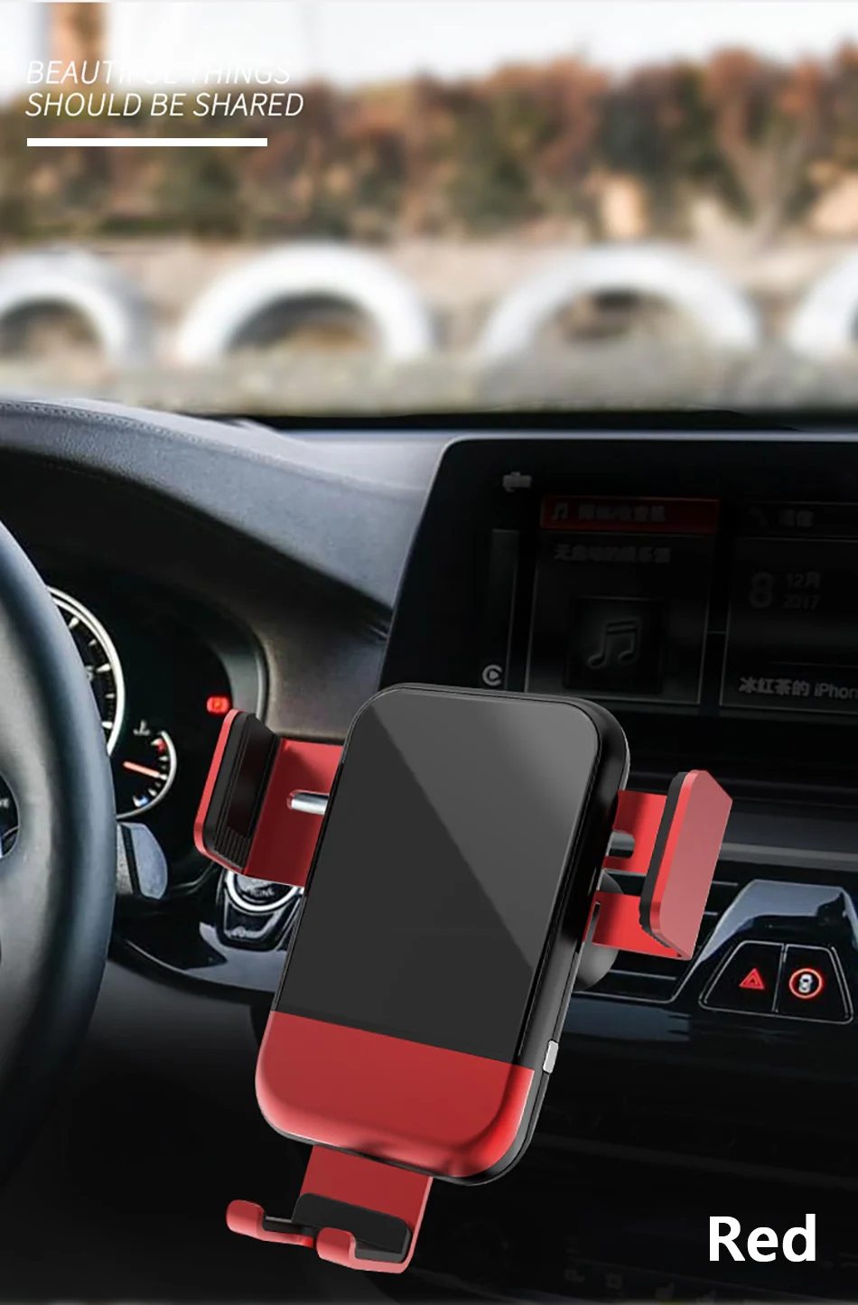 !ACCEZZ 2 in 1 510W Fast Car Wireless Charger For iPhone 8 X XS Xiaomi 7 8 Samsung S8 Phone Wireless Charging Auto Stand Holder (16)