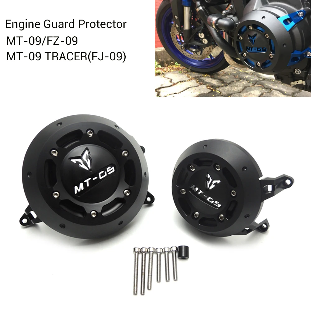 Engine Guard Side Stator Case Guard Protector Yamaha MT09 FZ 09 2014-2017 XSR900