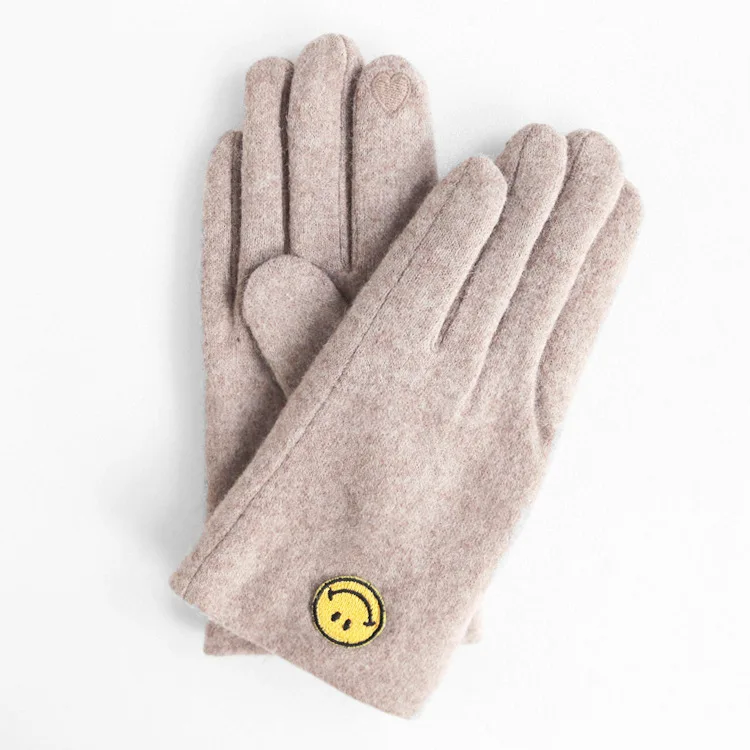 MSD115 New Fashion Woolen Glove Thicken Wool Cashmere
