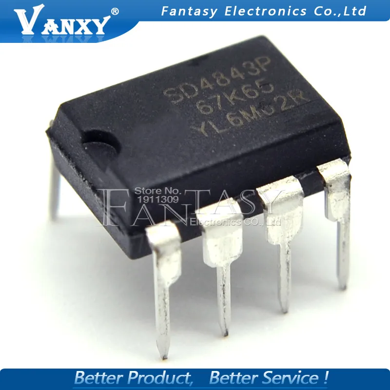 10 шт. SD4843P DIP 8 SD4843 SD4843P67K65 3483P DIP8| |