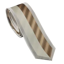 Мужские галстуки тонкий бежевый половина хаки полосатый контраст микрофибры границы шейный платок, тонкий галстук 6 см мужские платья рубашки Свадебные Gravatas
