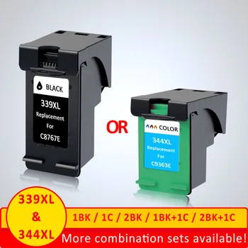 

XiangYu 339 344 Ink Cartridge for HP 339 344 Deskjet 6520 6540 5740 5745 5940 Photosmart 2575 2610 2710 8050 6520 Printer