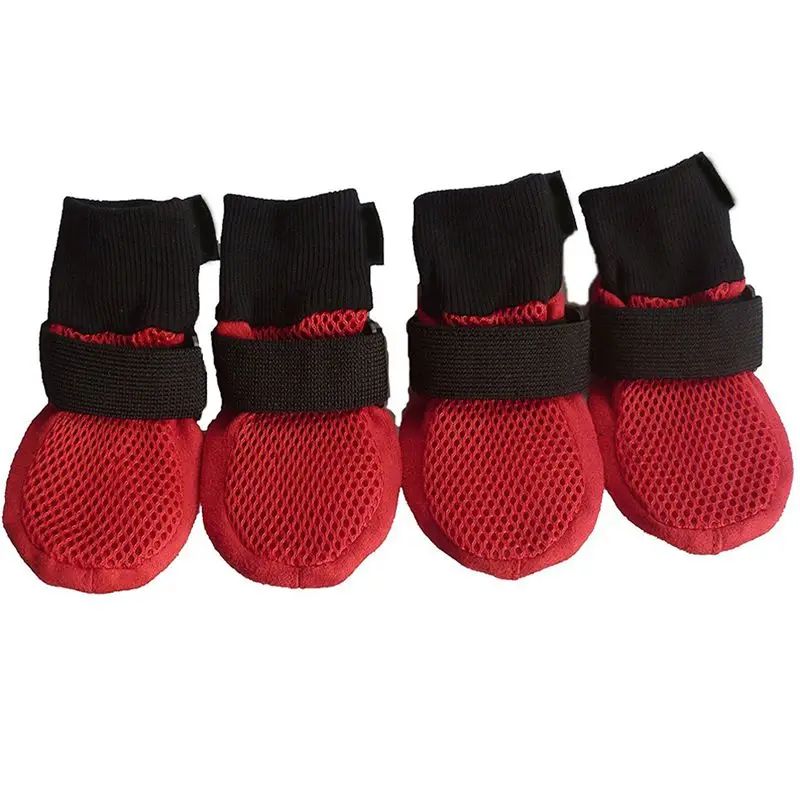 

Breathable Pet Dog Shoes Anti-slip Snow Pet Boots Paw Protector Warm Reflective For Medium Large Dogs Labrador Husky