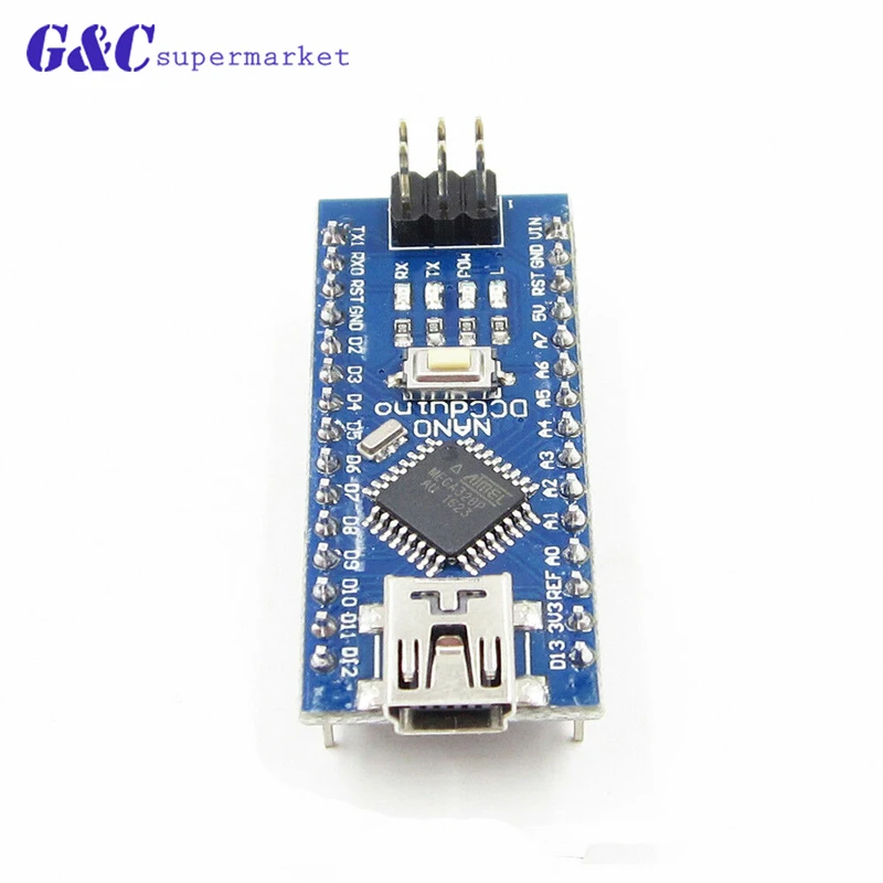 Контроллер Nano 3 0 совместим с драйвером arduino nano USB кабелем NANO V3.0 ATMEGA328P|Интегральные
