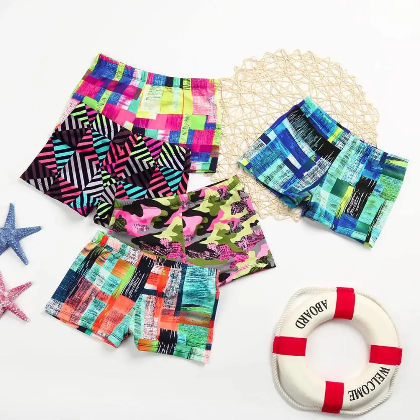 

2018 Kids Baby Boys Stretch Beach Swimsuit Swimwear Trunks Shorts clothes Camouflage New 15