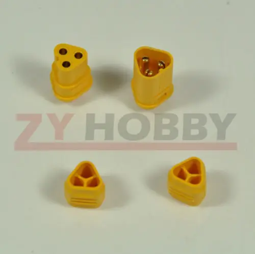 2 пары AMASS MT30 мм 3 Полюсные пулевидные коннекторы для RC ESC to Motor|bullet connector|2mm bullet