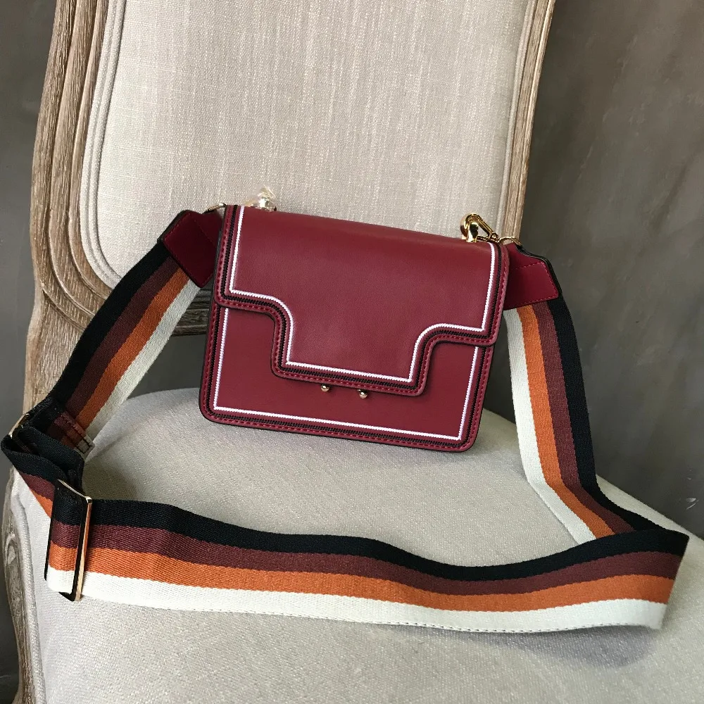 

Kafunila women genuine leather mini square handbags high quality cow leather famous brand designer shouder crossbody bag bolsa