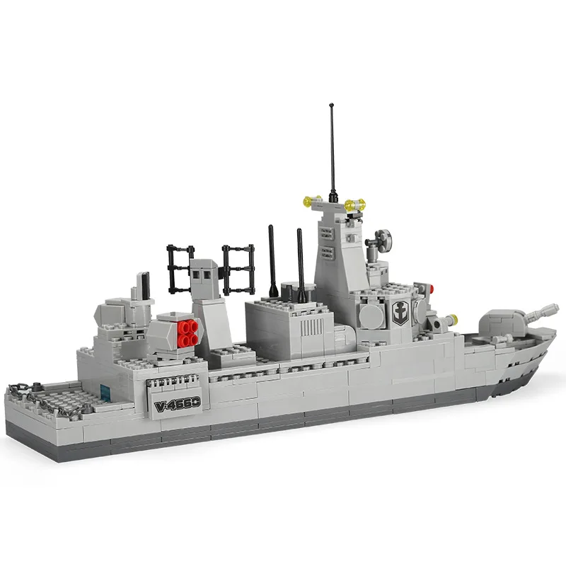 wange blocks Military destroyer 4660-1