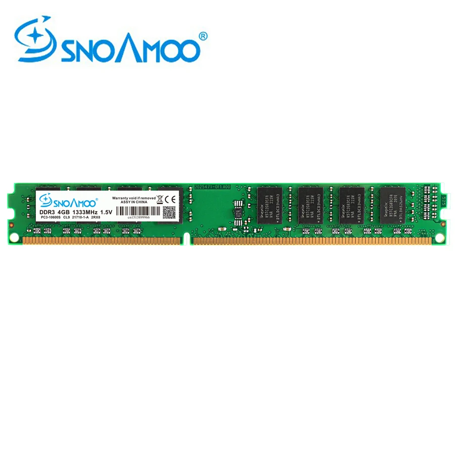 SNOAMOO настольный ПК DDR3 4 Гб 1333/1600 МГц PC3-12800S памяти 240pin DIMM 8GB 1333/1600 МГц для Intel компьютер пожизненная Гарантия