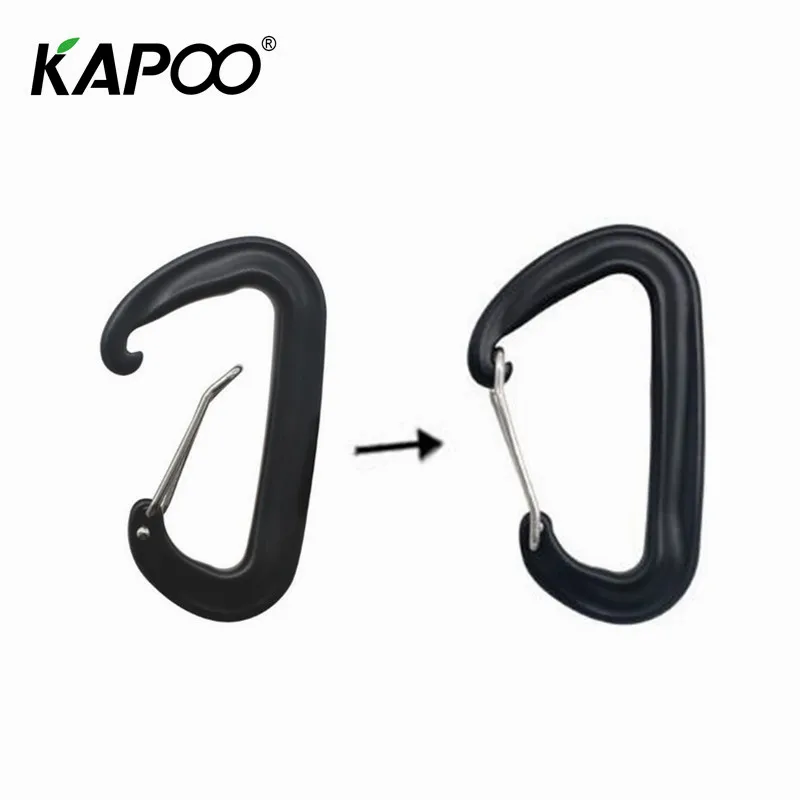 

2019 Top Quality D Type Hammock Safety Buckle Carabiner Magnesium Alloy Quickdraw Quick Hanging Belts Hook Campping Equipment