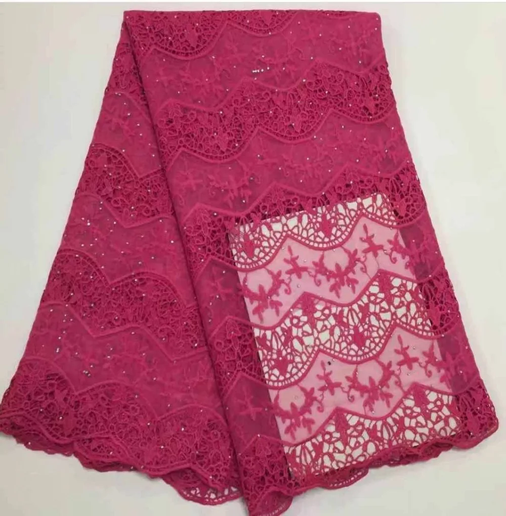 

2018 guipure ivory lace fabric, flower fabric For Wedding Embroidery african beads lace fabric handmade 5y