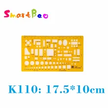 Règle K110 pour modèle de conception Architectural, 1:100, pour stylo 0.35, expédition économique AliExpress