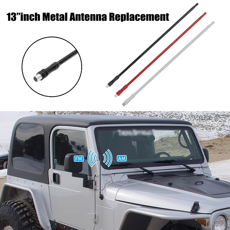 Replacement 13" For Jeep TJ Antenna Car Exterior Parts Signal Amplifier